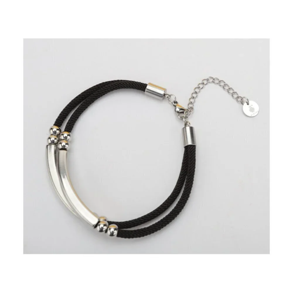 HIDIZS Bracelet Stainless Steel Handcrafted Layaredizs B Look Unisex 8-10